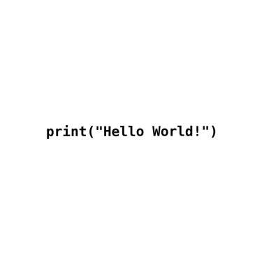 Hello World! - Limited Edition 1 of 1 thumb