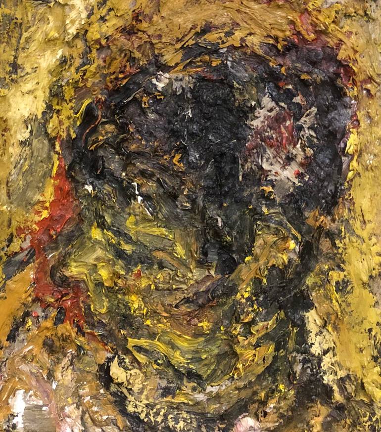 Original Expressionism People Painting by Stephen Robertson