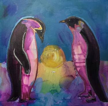 Original Abstract Animal Paintings by Kim Wyatt