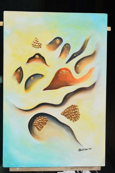 Print of Art Deco Abstract Paintings by Glad Eser abstract painting