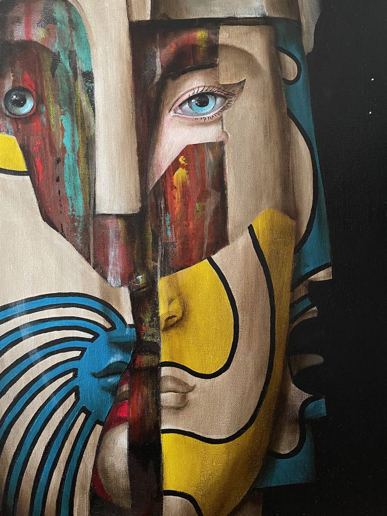 Original Expressionism Classical Mythology Painting by Fabien Delaube
