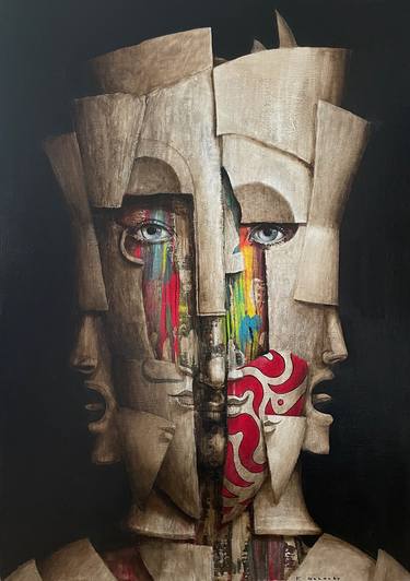 Original Figurative Classical Mythology Paintings by Fabien Delaube