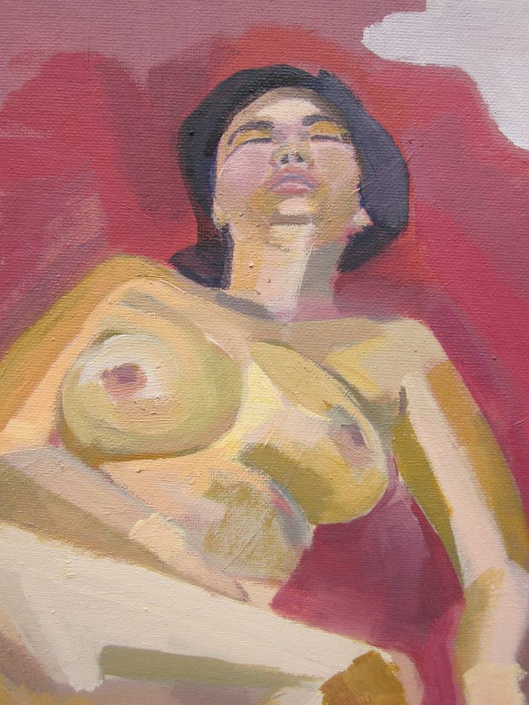 Original Nude Painting by Eve Pettitt