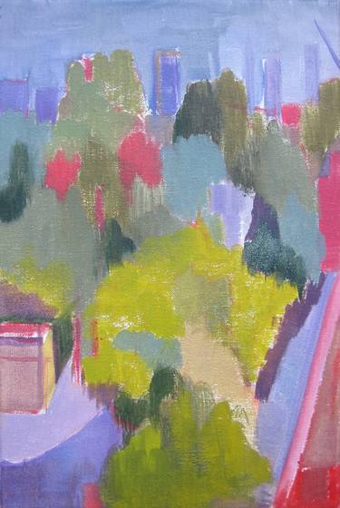 Original Fine Art Abstract Painting by Eve Pettitt