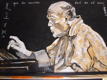 Print of Figurative Music Paintings by Chantal de Grasse