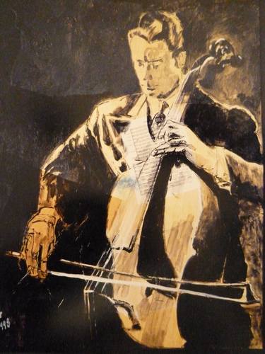 Print of Realism Music Paintings by Chantal de Grasse