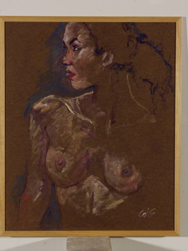 Original Expressionism Nude Paintings by Chantal De Grasse