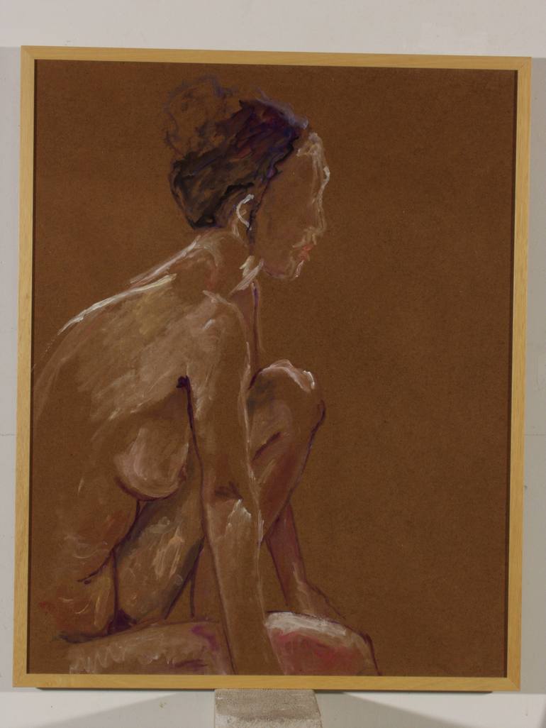 Original Expressionism Nude Paintings by Chantal De Grasse