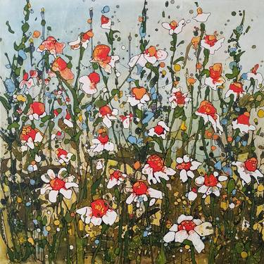 Original Impressionism Floral Paintings by Beta Sudnikowicz