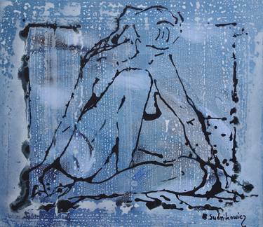 Print of Expressionism Erotic Paintings by Beta Sudnikowicz