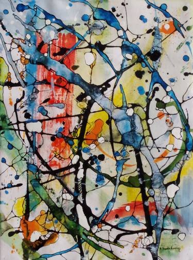 Original Abstract Paintings by Beta Sudnikowicz