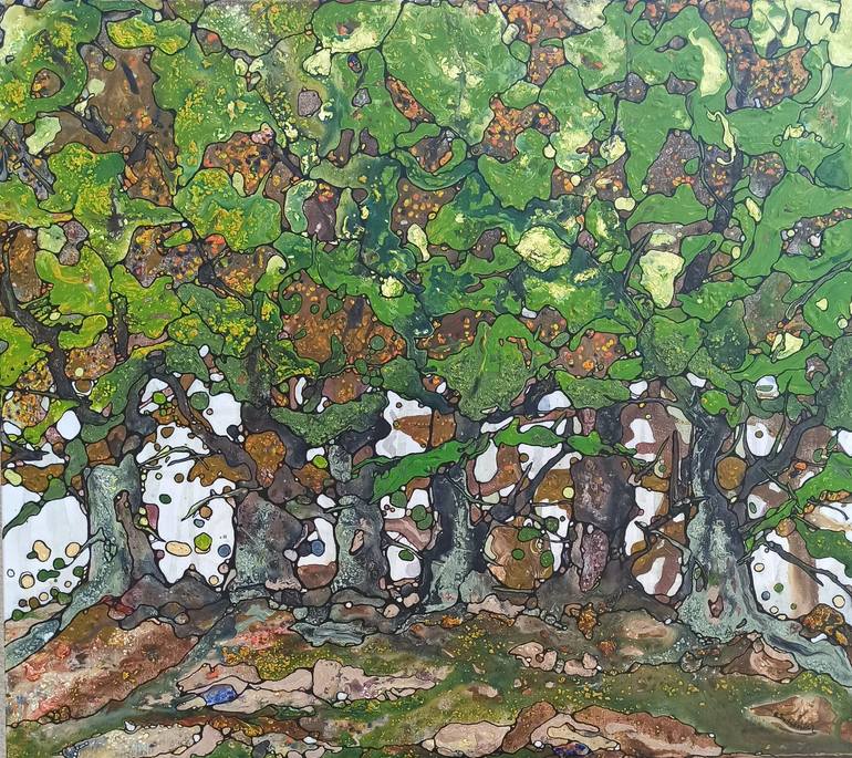 Print of Expressionism Nature Paintings by Beta Sudnikowicz