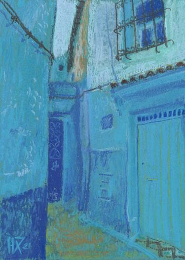 Blue Street in Chefchaouen thumb