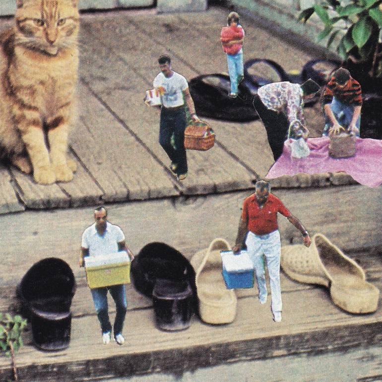 Original Conceptual Cats Collage by Lerson Pannawit