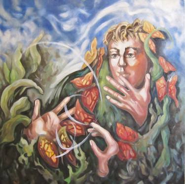 Original Art Deco Botanic Paintings by Joy Westerlund