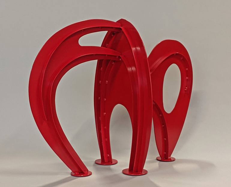 Original 3d Sculpture Abstract Sculpture by Mindy and Paul RodmanWhite