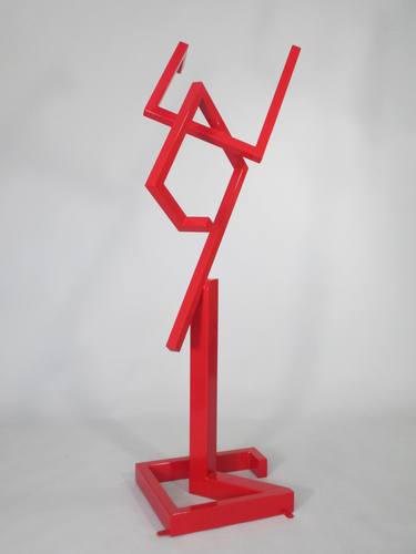Original Fine Art Abstract Sculpture by Mindy and Paul RodmanWhite