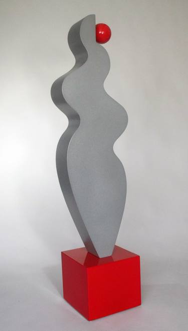 Original Abstract Body Sculpture by Mindy and Paul RodmanWhite