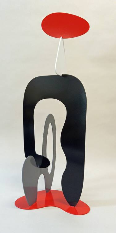 Original Modern Abstract Sculpture by Mindy and Paul RodmanWhite