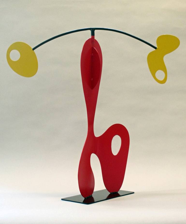 Original Modern Abstract Sculpture by Mindy and Paul RodmanWhite