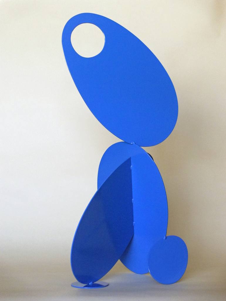 Original Modern Abstract Sculpture by Mindy and Paul RodmanWhite