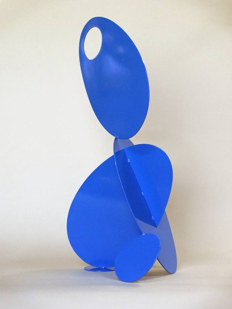 Original Modern Abstract Sculpture by Mindy and Paul RodmanWhite