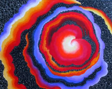 Print of Abstract Outer Space Paintings by Carol Sabo