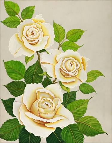 Original Realism Floral Paintings by Carol Sabo