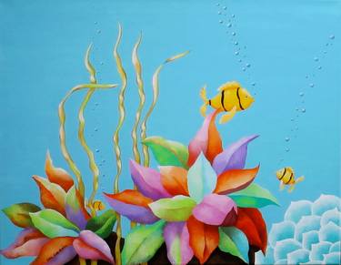 Original Realism Fish Paintings by Carol Sabo