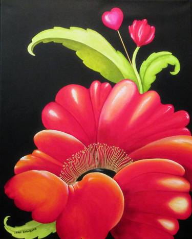 Original Floral Paintings by Carol Sabo