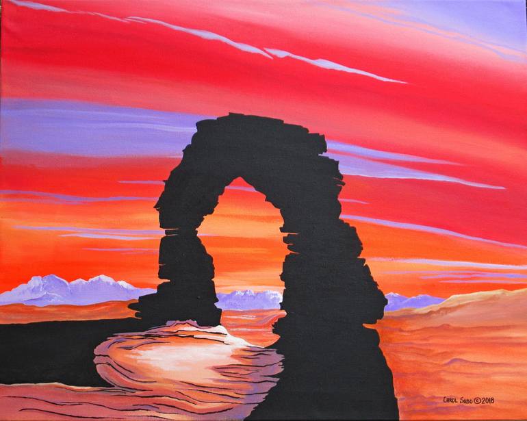 Original Expressionism Places Paintings by Carol Sabo