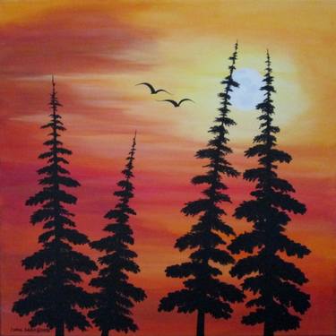 Original Realism Tree Paintings by Carol Sabo