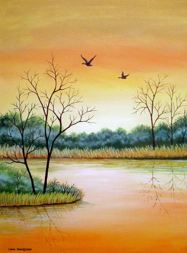 Original Realism Landscape Paintings by Carol Sabo