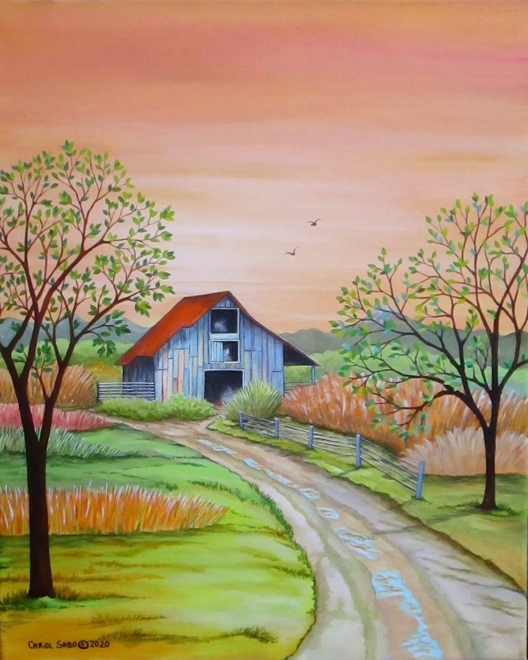Original Realism Landscape Paintings by Carol Sabo