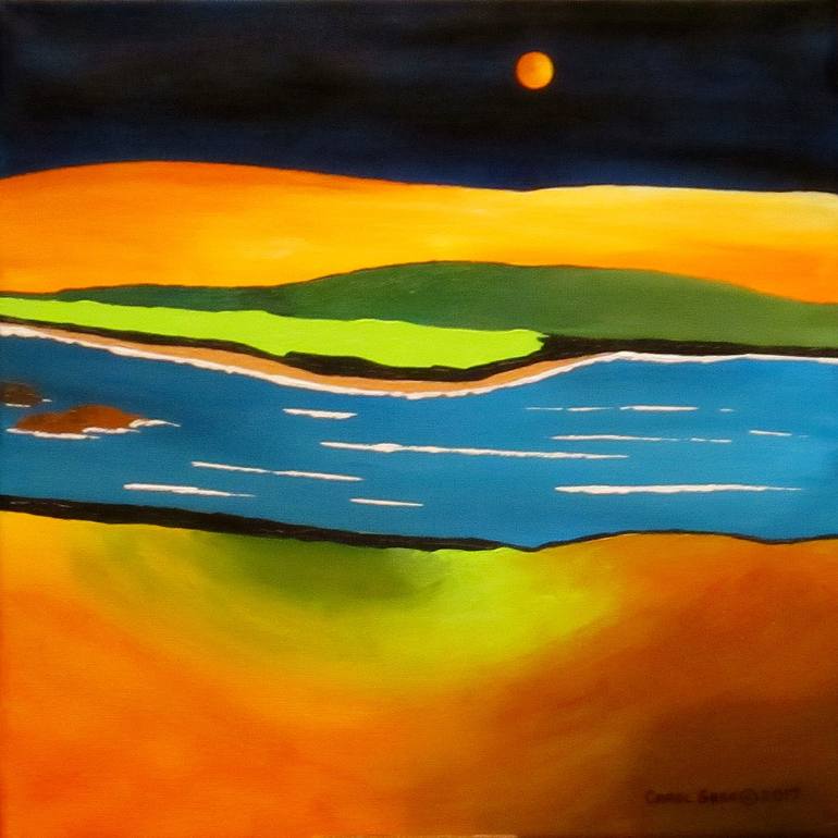 Original Abstract Expressionism Abstract Paintings by Carol Sabo