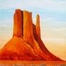 Monument at Monument Valley Painting by Carol Sabo | Saatchi Art