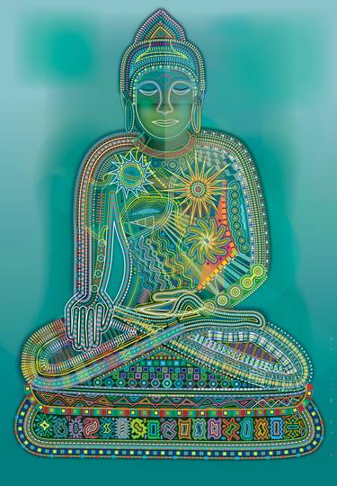 Green Rainbow Buddha 2 thumb