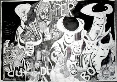 Original Illustration Popular culture Drawing by stefano giovanni camera