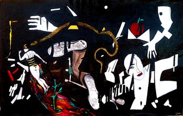 Original Fine Art Mortality Painting by Giusepe Scamardella
