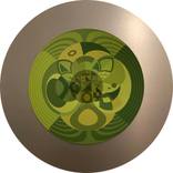 African Mask, Inspired by Green Leaf - Edition of 33 by Jonty Hurwitz
