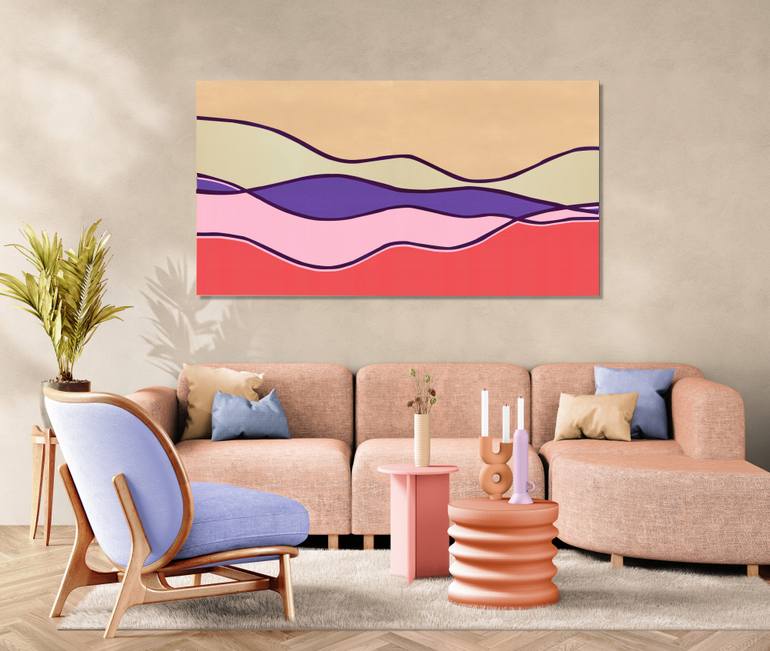 Original Conceptual Landscape Painting by Marina Krylova