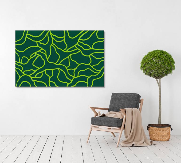 Original Conceptual Abstract Painting by Marina Krylova