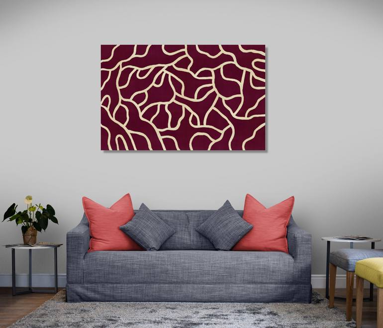 Original Minimalism Abstract Painting by Marina Krylova