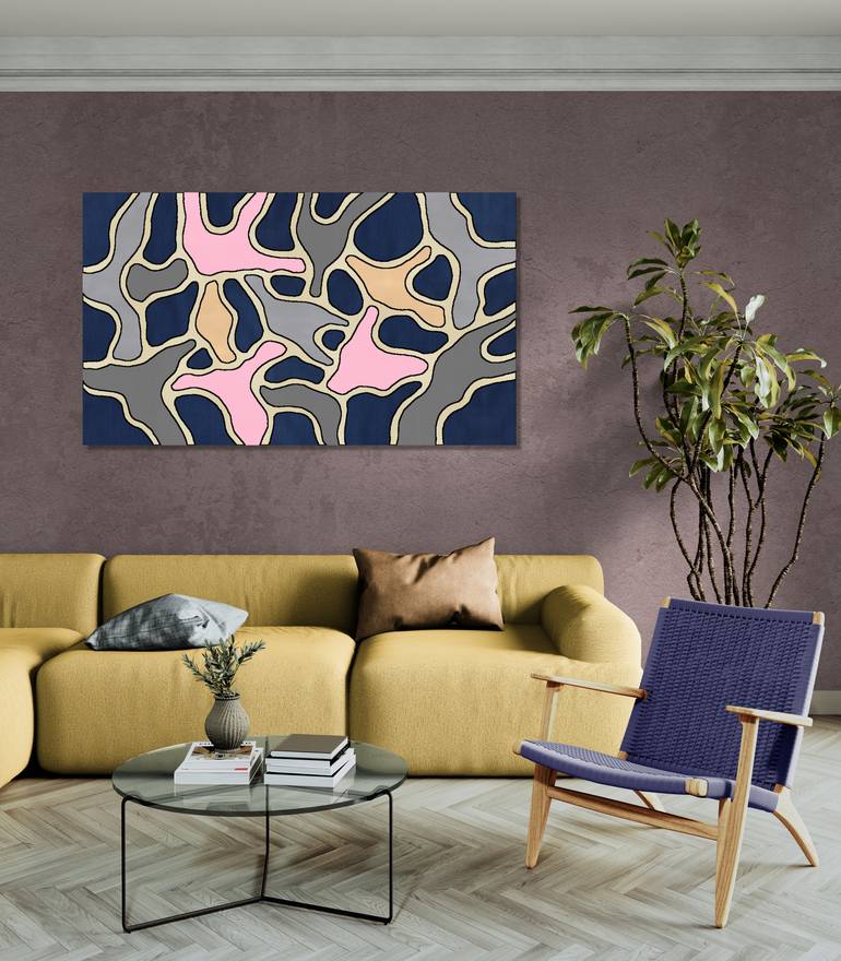 Original Conceptual Abstract Painting by Marina Krylova