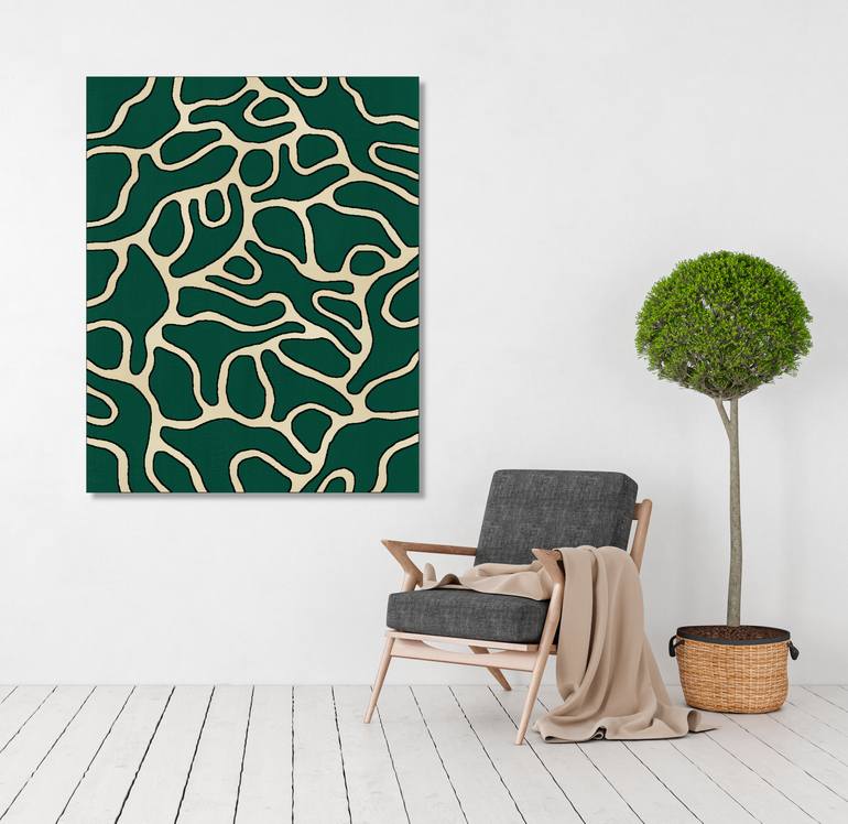 Original Conceptual Abstract Painting by Marina Krylova