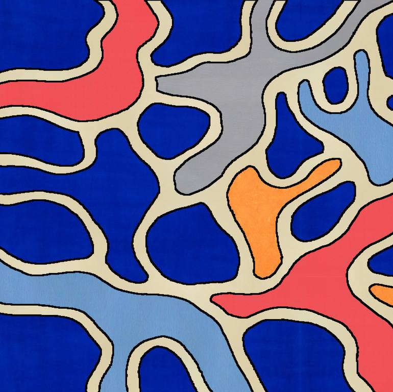 Original Minimalism Abstract Painting by Marina Krylova