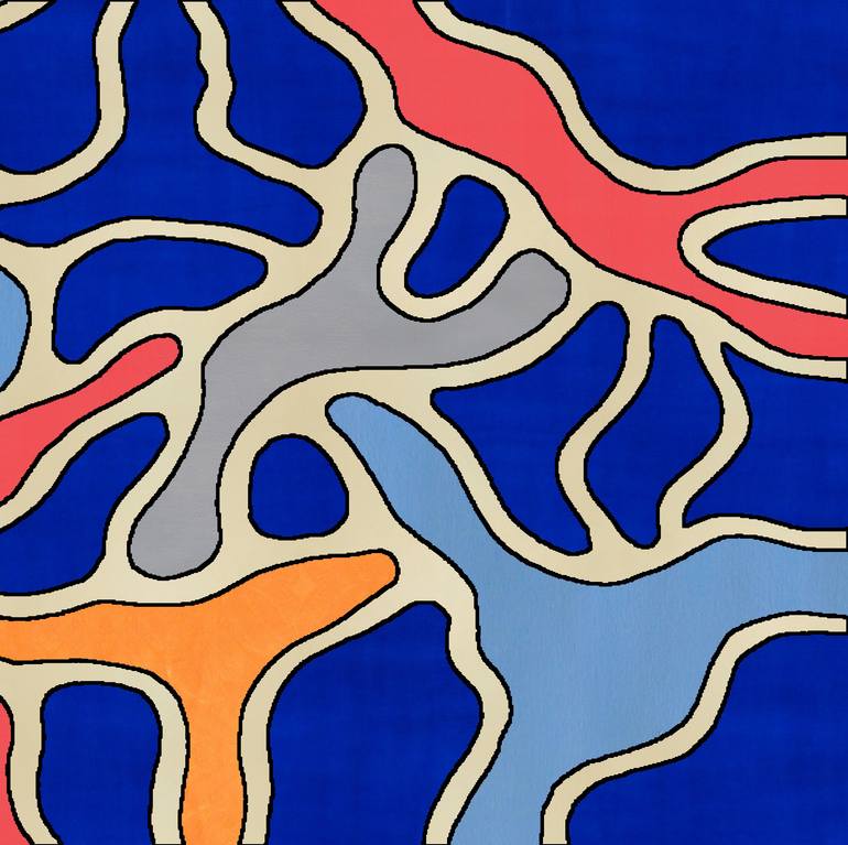 Original Minimalism Abstract Painting by Marina Krylova