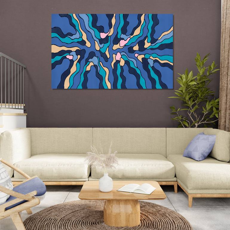 Original Minimalism Abstract Painting by Marina Krylova
