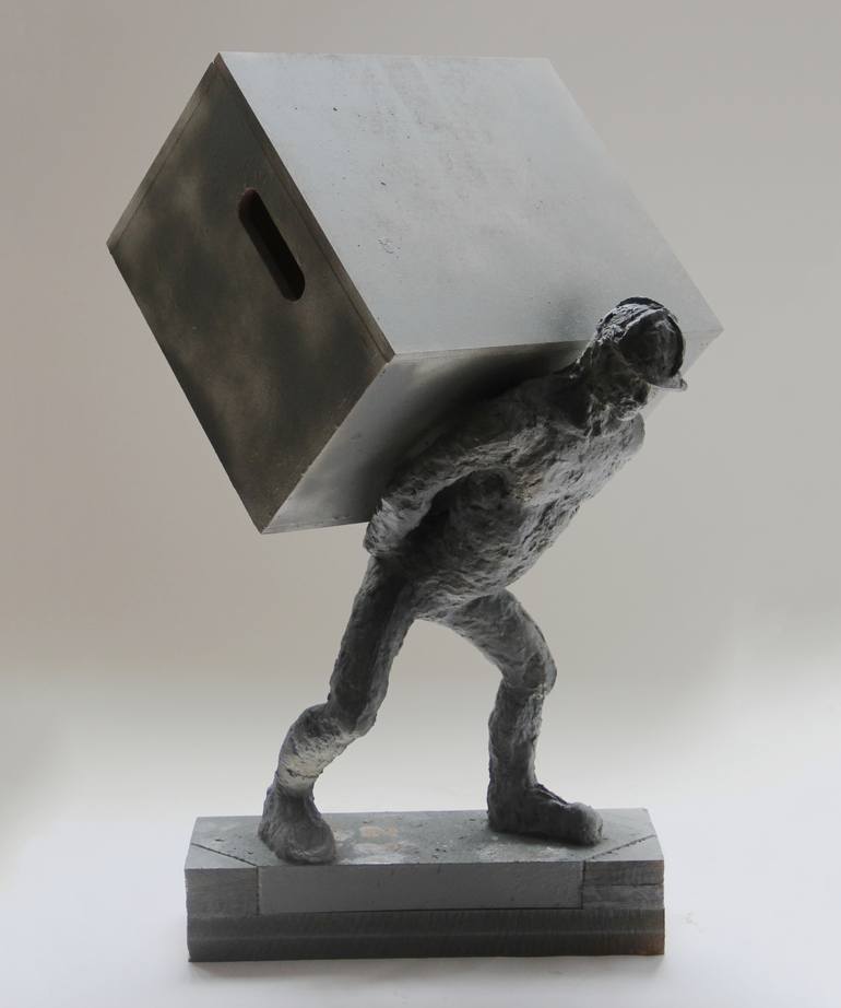 Original Figurative Men Sculpture by Tania Askar