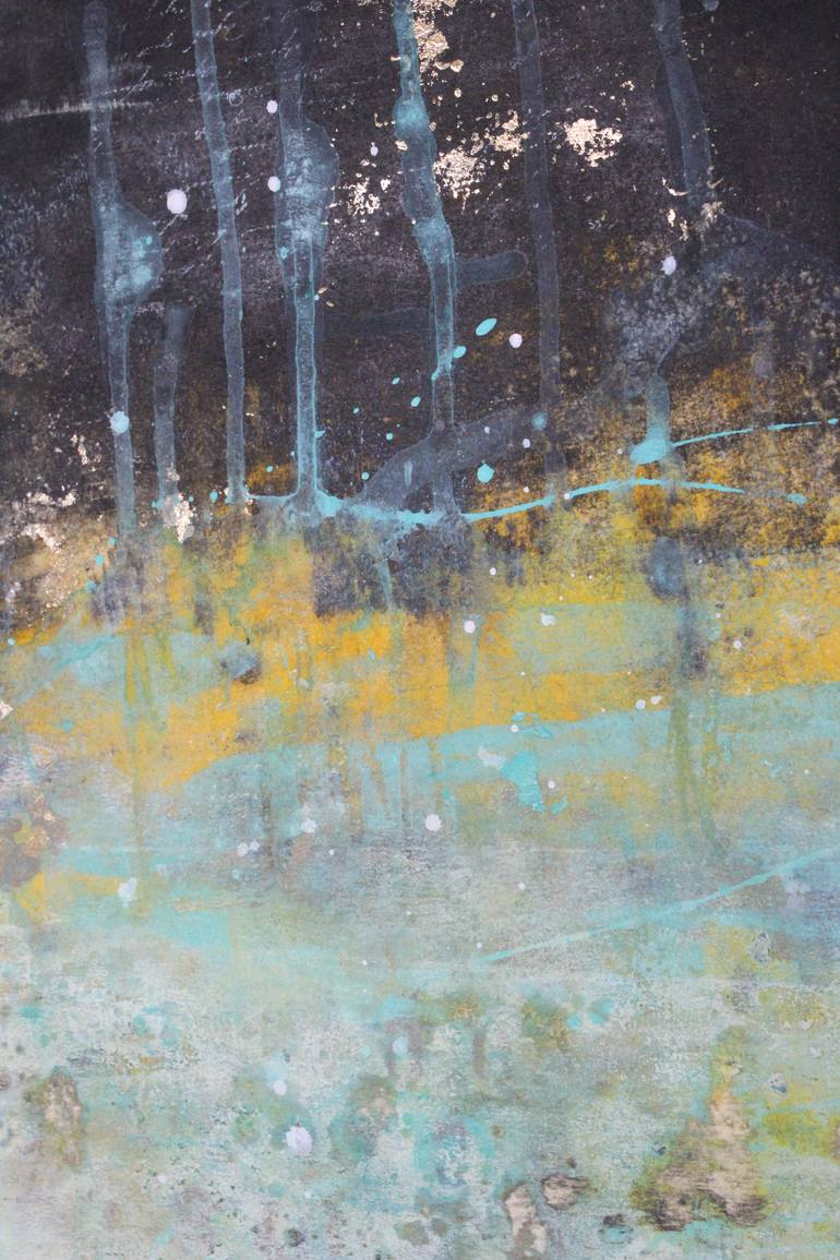 Original Abstract Expressionism Abstract Painting by Laura Spring